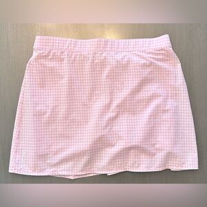 Ralph Lauren RLX Women’s Golf Skort - Pink Gingham